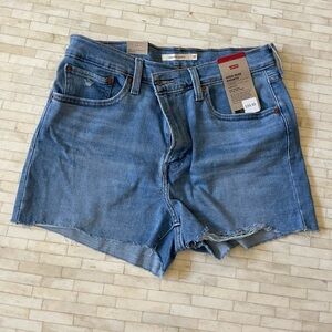 Levi’s high rise jean shorts